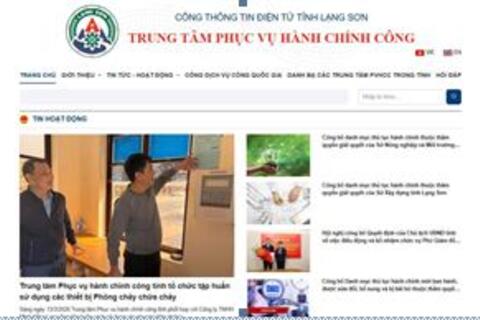 Trung tâm Phục vụ hành chính công tỉnh Lạng Sơn kiện toàn Ban Biên tập Trang Thông tin điện tử