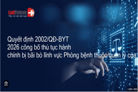 Công bố Danh mục thủ tục hành chính lĩnh vực phòng bệnh thuộc thẩm quyền giải quyết của Sở Y tế tỉnh Lạng Sơn.