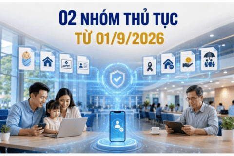 Công bố Danh mục 02 nhóm thủ tục hành chính liên thông điện tử
